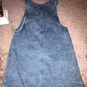 Jean overall dress
